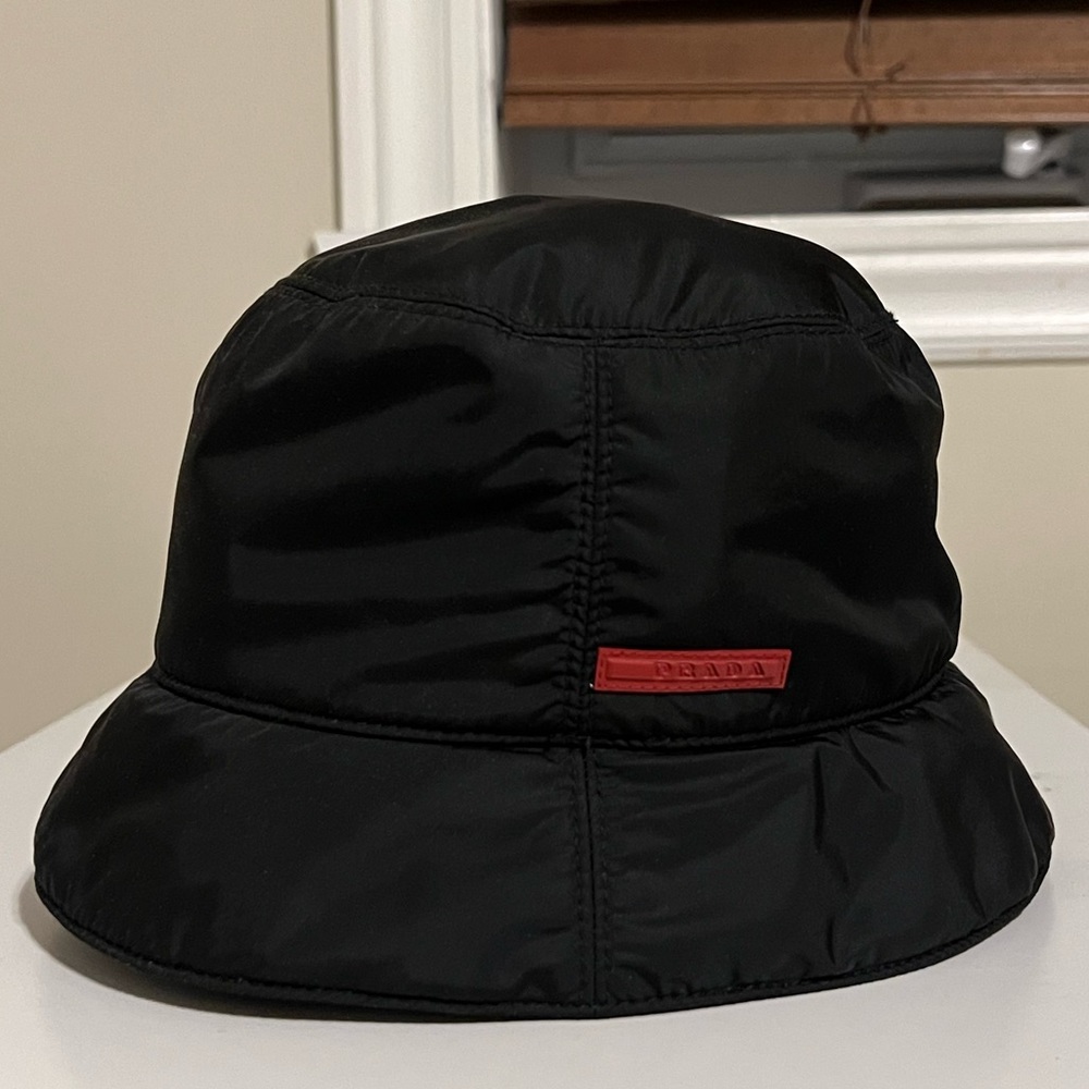 Authentic unisex Prada bucket hat